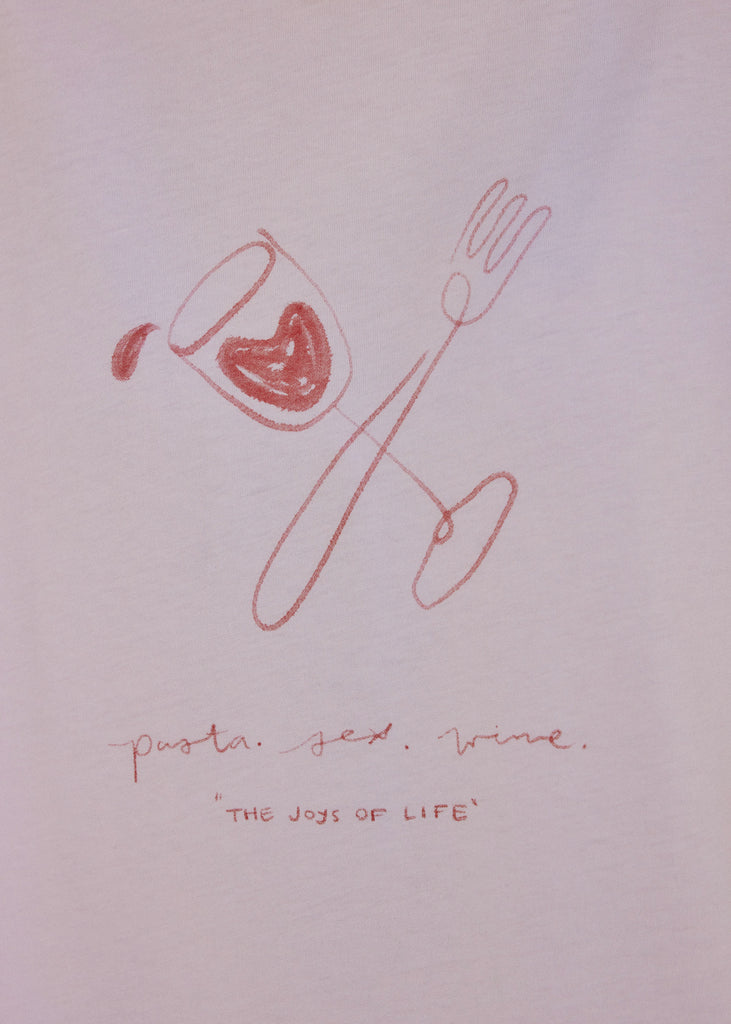 PASTA SEX WINE TEE