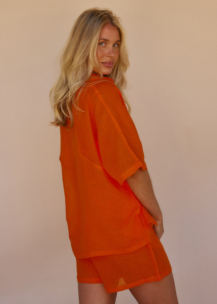 STEVIE TOP - TANGERINE