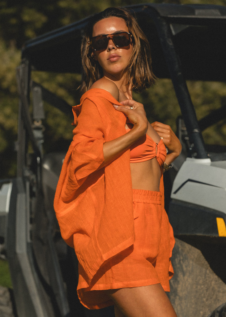 STEVIE TOP - TANGERINE